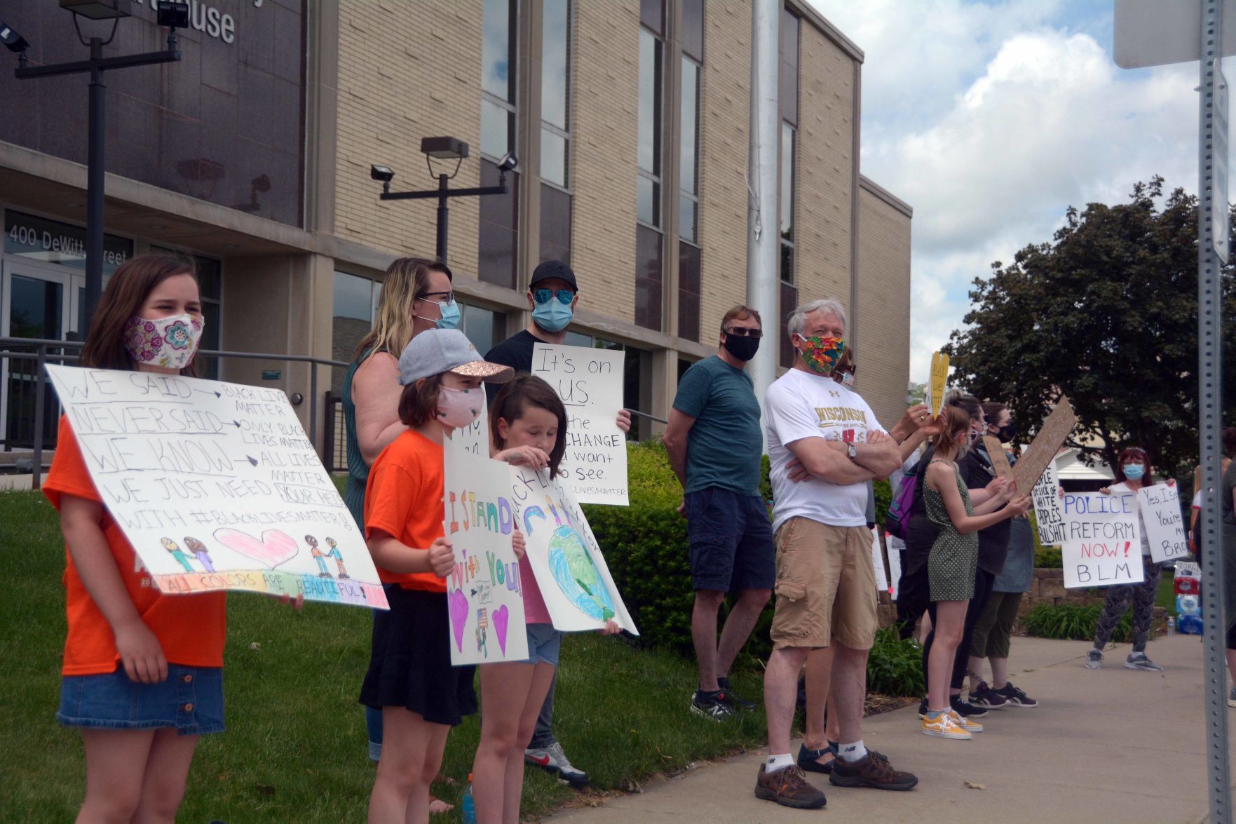 Portage protests police brutality